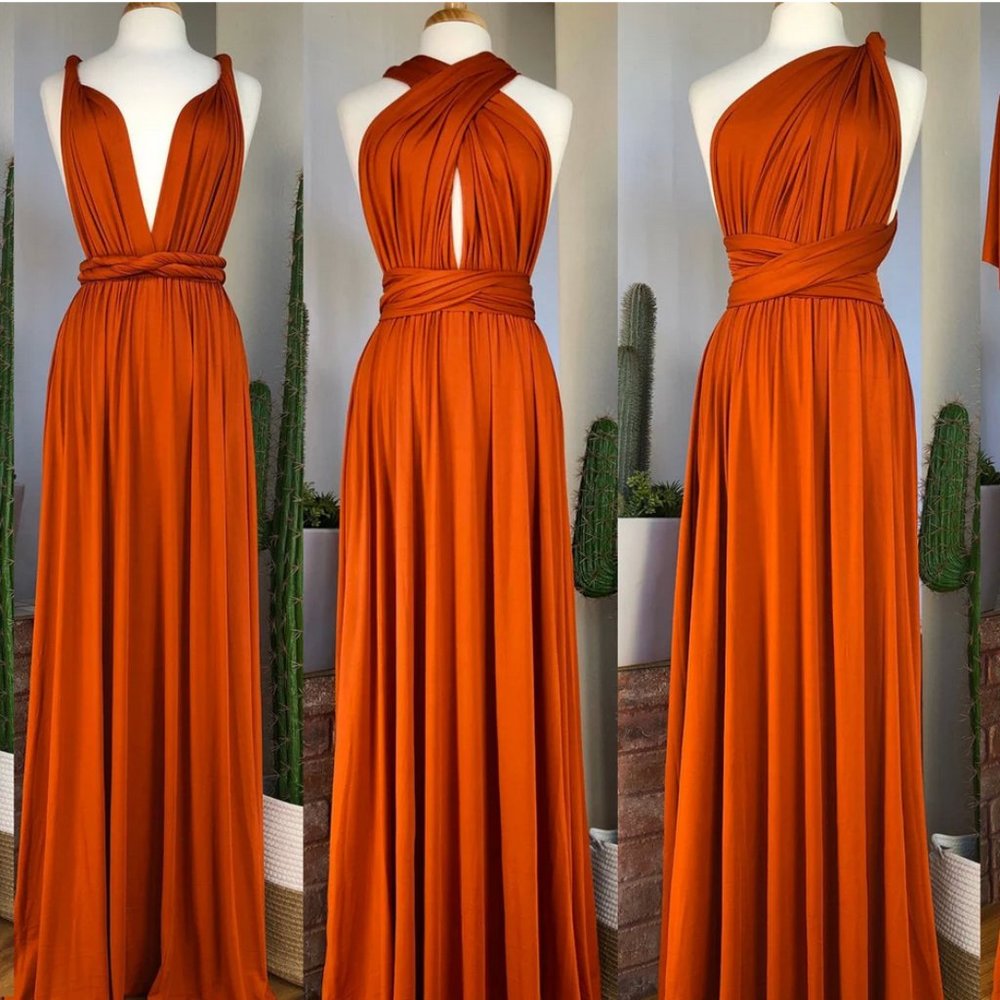 Velvet Infinity Wrap Dress